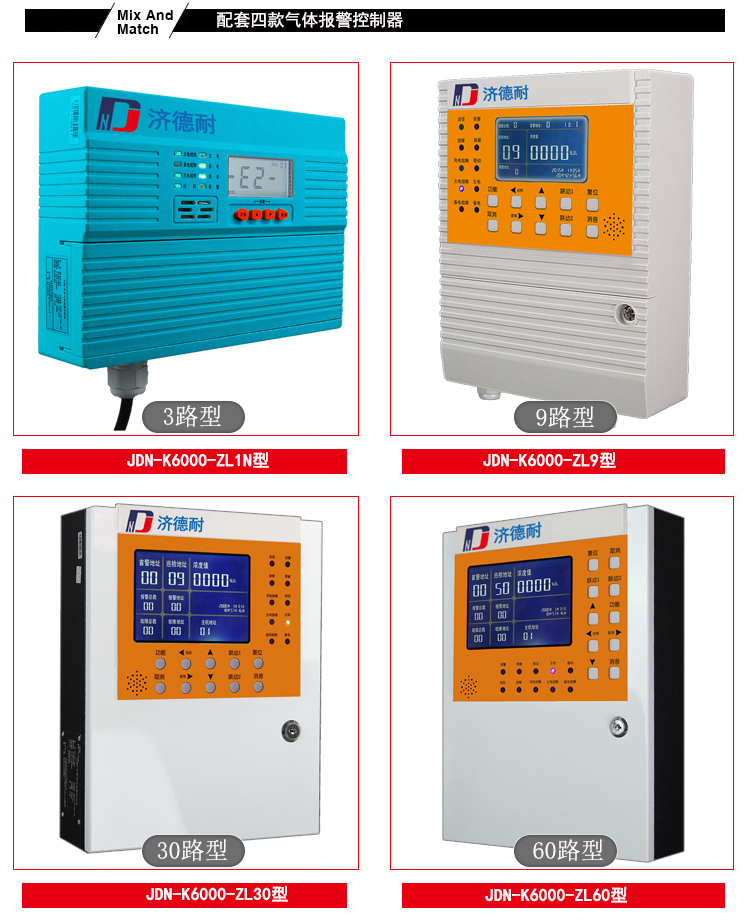 可燃气体浓度报警器四款控制器
